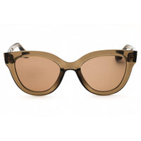 Victoria Beckham Women's Sunglasses - Purple Lens Moss Cat Eye Frame | VB649S 303 ,