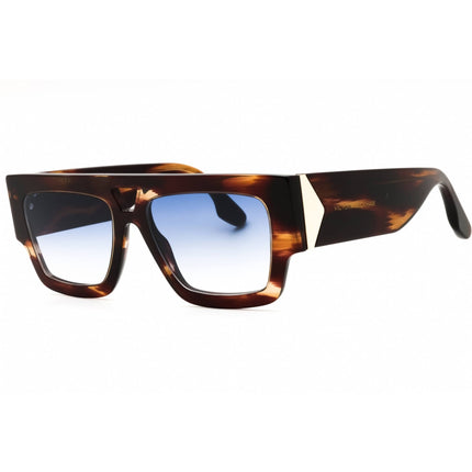 Victoria Beckham Women's Sunglasses - Dark Brown Horn Full Rim Square | VB651S 227 ,