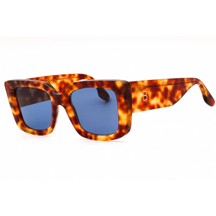 Victoria Beckham Women's Sunglasses - Blue Lens Blonde Havana Square | VB653S 222 ,