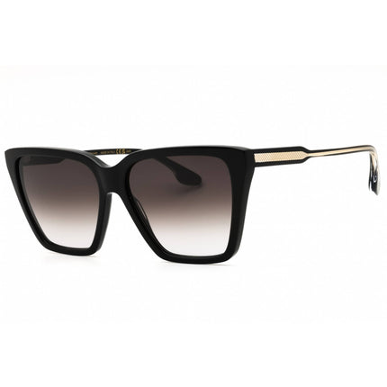 Victoria Beckham Women's Sunglasses - Grey Gradient Lens Black Frame | VB655S 001 ,