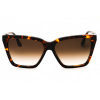 Victoria Beckham Women's Sunglasses - Dark Havana Full Rim Square Frame | VB655S 234 ,