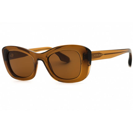 Victoria Beckham Women's Sunglasses - Caramel Full Rim Cat Eye Frame | VB657S 240 ,