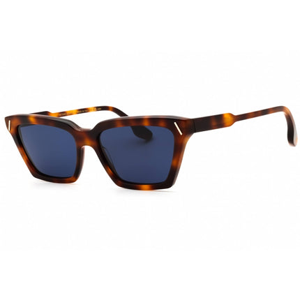 Victoria Beckham Women's Sunglasses - Blue Lens Tortoise Full Rim Frame | VB661S 215 ,