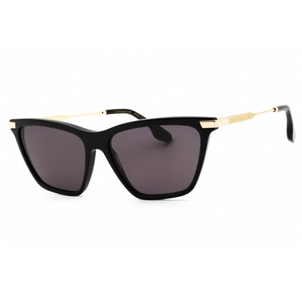 Victoria Beckham Women's Sunglasses - Violet Lens Black Acetate Cat Eye | VB663S 001 ,