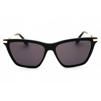 Victoria Beckham Women's Sunglasses - Violet Lens Black Acetate Cat Eye | VB663S 001 ,