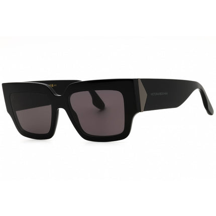 Victoria Beckham Women's Sunglasses - Grey Lens Black Acetate Square | VB667S 001 ,