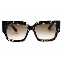 Victoria Beckham Women's Sunglasses - Black Havana Full Rim Square Frame | VB667S 010 ,