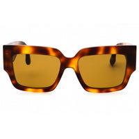 Victoria Beckham Women's Sunglasses - Brown Lens Tortoise Acetate Square | VB667S 215 ,