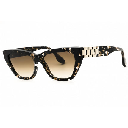 Victoria Beckham Women's Sunglasses - Black Havana Full Rim Cat Eye Frame | VB668S 010 ,