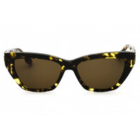 Victoria Beckham Women's Sunglasses - Black Yellow Havana Cat Eye Frame | VB668S 012 ,