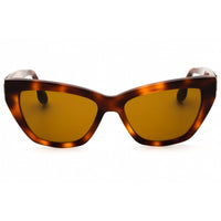Victoria Beckham Women's Sunglasses - Brown Lens Tortoise Acetate Cat Eye | VB668S 215 ,