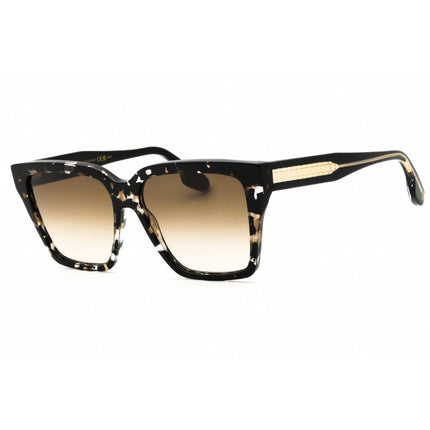 Victoria Beckham Women's Sunglasses - Black Havana Acetate Full Rim Frame | VB672S 010 ,