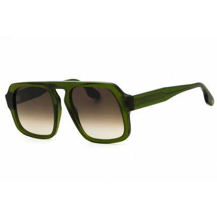 Victoria Beckham Women's Sunglasses - Transparent Green Full Rim Square | VB674S 302 ,