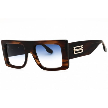 Victoria Beckham Women's Sunglasses - Brown Horn Acetate Full Rim Frame | VB677S 227 ,