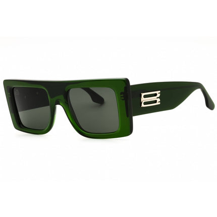 Victoria Beckham Women's Sunglasses - Transparent Green Rectangular Frame | VB677S 302 ,