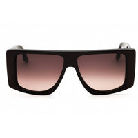 Victoria Beckham Women's Sunglasses - Metallic Burgundy Rectangular Frame | VB678S 605 ,