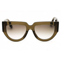 Victoria Beckham Women's Sunglasses - Smoke Gradient Lens Khaki Frame | VB679S 316 ,