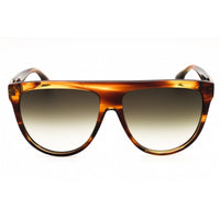 Victoria Beckham Women's Sunglasses - Striped Brown Full Rim Browline | VB680S 230 ,