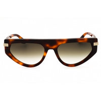 Victoria Beckham Women's Sunglasses - Khaki Gradient Lens Tortoise Oval | VB685S 215 ,