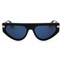 Victoria Beckham Women's Sunglasses - Metallic Midnight Blue Oval Frame | VB685S 415 ,
