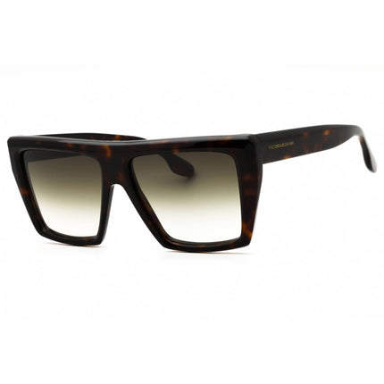 Victoria Beckham Women's Sunglasses - Dark Havana Full Rim Square Frame | VB686S 234 ,