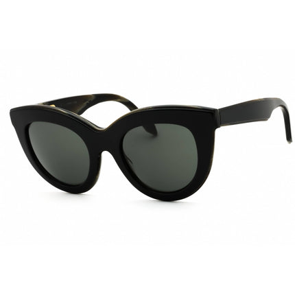 Victoria Beckham Women's Sunglasses - Black Full Rim Cat Eye | VBS103 LAYERED CAT C06 ,
