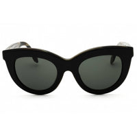 Victoria Beckham Women's Sunglasses - Black Full Rim Cat Eye | VBS103 LAYERED CAT C06 ,