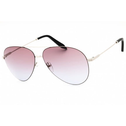 Victoria Beckham Women's Sunglasses - Silver Metal Full Rim Aviator Frame | VBS119 C10 ,