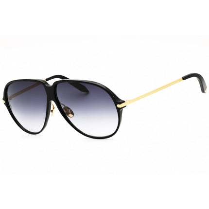 Victoria Beckham Women's Sunglasses - Smoke Lens Black Full Rim Aviator | VBS140 C04 ,