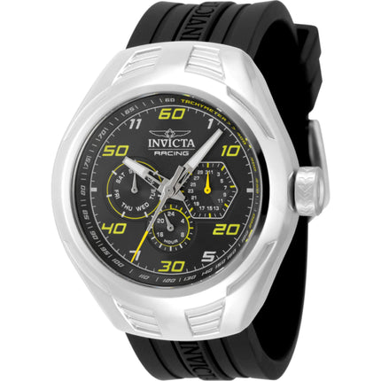Invicta Men's Watch - Invicta Racing Quartz Black Dial Silicone Rubber Strap | 47724 ,