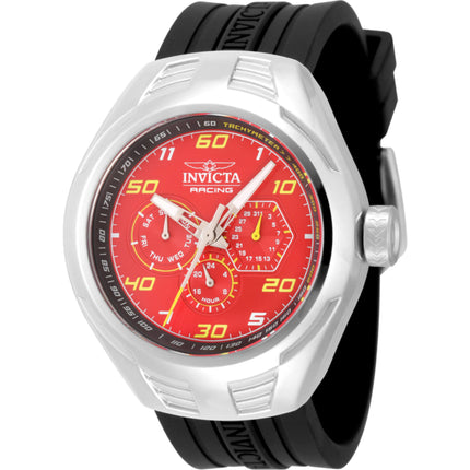 Invicta Men's Watch - Invicta Racing Quartz Red Dial Black Silicone Strap | 47727 ,