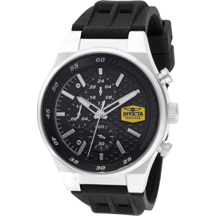 Invicta Men's Watch - Invicta Racing Quartz Chrono Black Dial Silicone Strap | 47737 ,