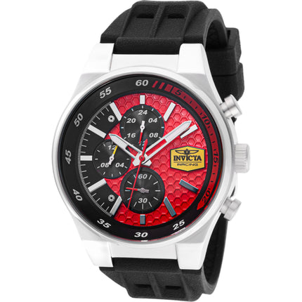 Invicta Men's Watch - Invicta Racing Chrono Red and Black Dial Rubber Strap | 47739 ,
