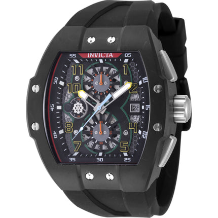 Invicta Men's Watch - Invicta Racing Black Transparent Dial Silicone Strap | 48027 ,