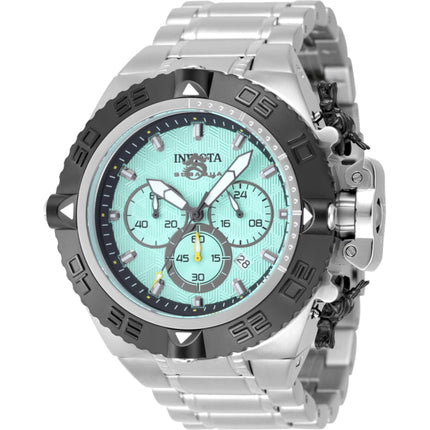 Invicta Men's Watch - Subaqua Noma IV Turquoise Dial Silver Steel Bracelet | 48200 ,