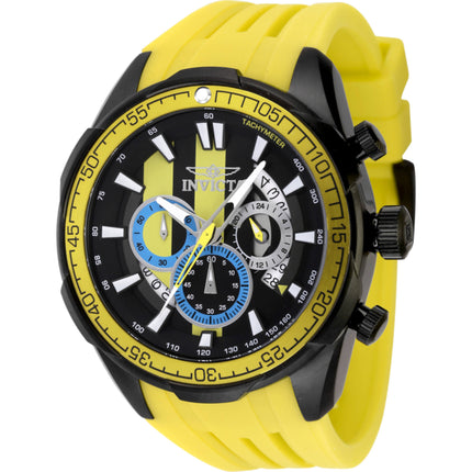 Invicta Men's Watch - Invicta Racing Quartz Chronograph Yellow Silicone Strap | 48452 ,