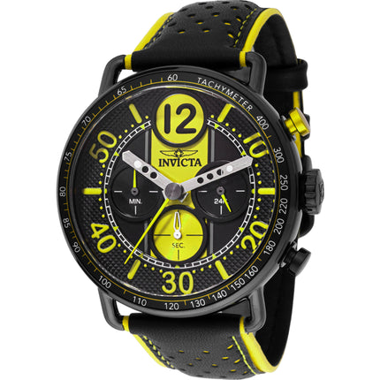 Invicta Men's Watch - Invicta Racing Chronograph Yellow and Black Dial Strap | 49368 ,