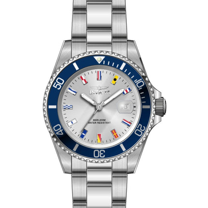 Invicta Men's Watch - Pro Diver Quartz Silver Dial Stainless Steel Bracelet | 49885 ,