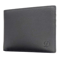 S.T. Dupont Men's Wallet - Line D Grey Grain Leather Bill and Credit Card | 093000C ,