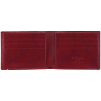 S.T. Dupont Men's Wallet - Line D Diamond Grained Leather Red Credit Card | 180280 ,