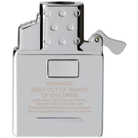 Zippo Windproof Pocket Lighter Insert - Single Torch Butane Silver Finish | 65850 ,