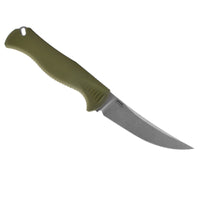 Benchmade Fixed Knife - Meatcrafter 4 inch Trailing Point Blade Dark Olive | 15505 ,