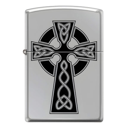 Zippo AD403 Celtic Cross Lighter ,