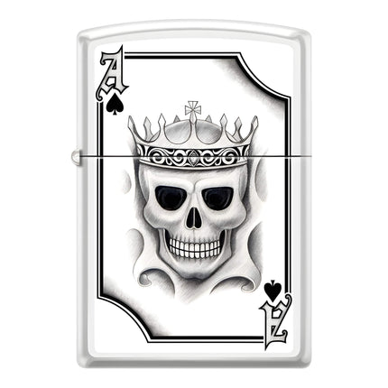 Zippo AD531 Skull Ace Lighter ,