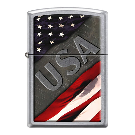 Zippo AD508 USA Flag Lighter ,