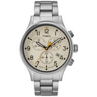 Timex Men's Watch - Allied Quartz Beige Dial Stainless Steel Bracelet | TW2R476009J ,