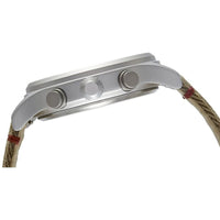 Timex Men's Watch - Allied Chronograph Beige Dial Brown Nylon Strap | TW2R605009J ,