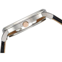 Timex Men's Watch - Waterbury Quartz White Dial Black Leather Strap | TW2R71300VQ ,