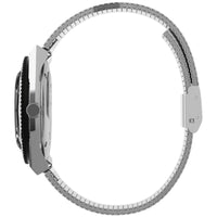 Timex Men's Watch - Q Reissue Rotating Bezel Stainless Steel Bracelet | TW2U61800ZV ,