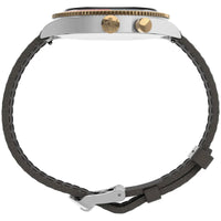 Timex Men's Watch - Waterbury GMT Blue Dial Brown Leather Strap Date | TW2U90500VQ ,